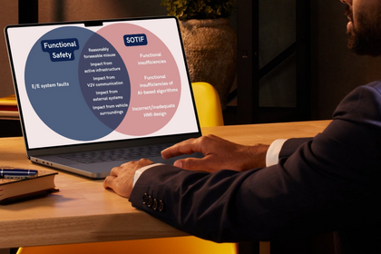 本图片展示了网络研讨会 “不止于功能安全：解读SOTIF（预期功能安全）标准” 的封面。