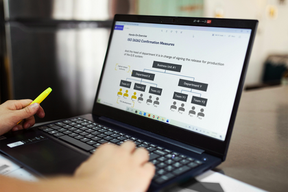 Dieses Bild ist ein Thumbnail, das für die e-learning-Seite „Bestätigungsmaßnahmen für ISO 26262 Arbeitsprodukte“ verwendet wird.