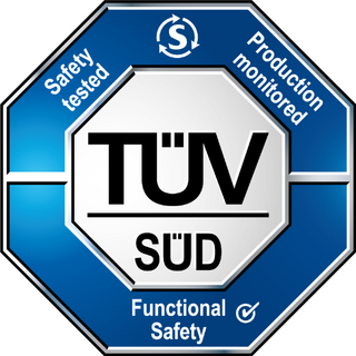 This image shows the TÜV SÜD logo.
