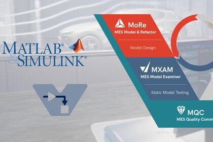 Dieses Bild ist ein Thumbnail, das für den Artikel "Qualitätssicherung für MATLAB Simulink: Bessere Modelle entwickeln, sichere Software schaffen - wie?" verwendet wird.